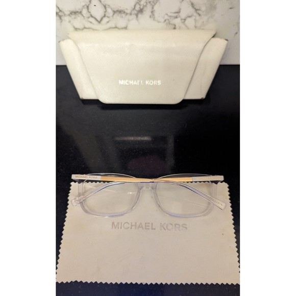 MICHAEL KORS EYEGLASSES MK CRYSTAL ROSE GOLD FRAMES - Picture 1 of 15